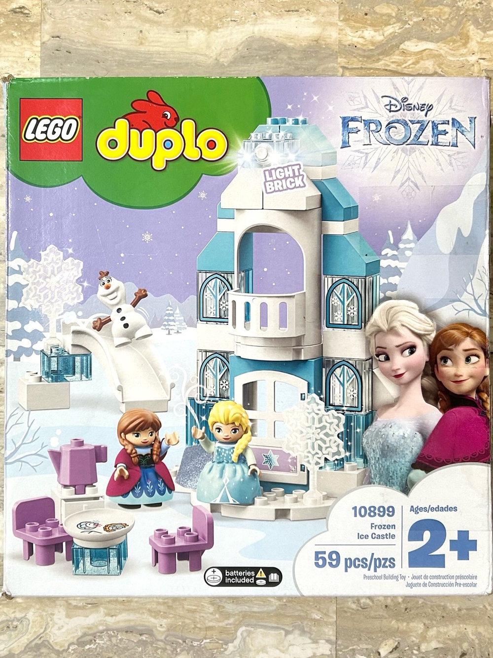 LEGO Duplo Frozen Ice Castle Set #10899 Complete Anna Elsa - 1 Damaged Piece*